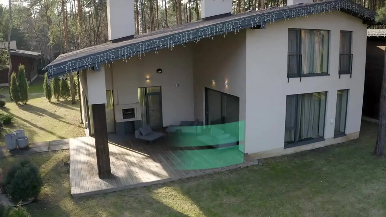 Melder an der Terrassentür